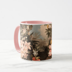 Vintage Tropical Paradise with Palm Trees Mug