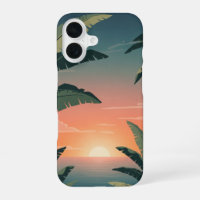 Vintage Tropical Sunset