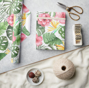 Vintage Tropical Wrapping Paper
