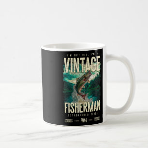 Vintage Trout Fisherman Funny Fishing Birthday 194 Coffee Mug