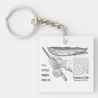 Vintage Trout Fishing Ad Circa 1890's  