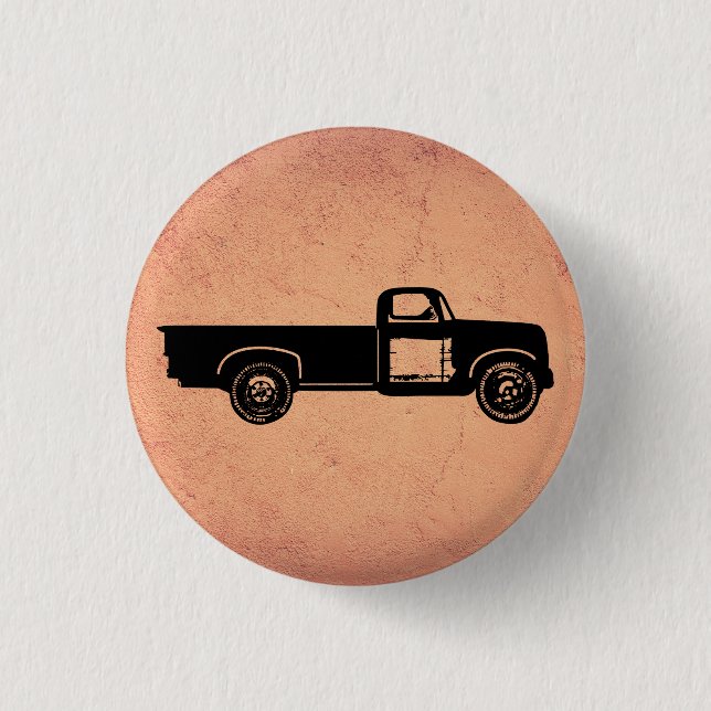 Vintage Truck 3 Cm Round Badge (Front)