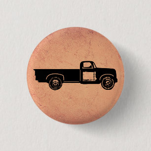 Vintage Truck 3 Cm Round Badge