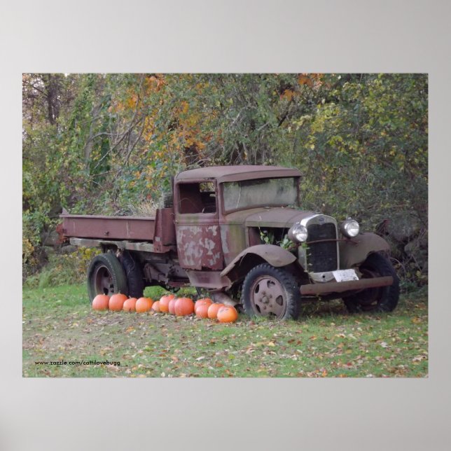 Vintage Truck 3 Poster (Front)