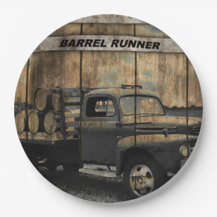 Vintage Truck Antique Truck Old Truck Paper Plate