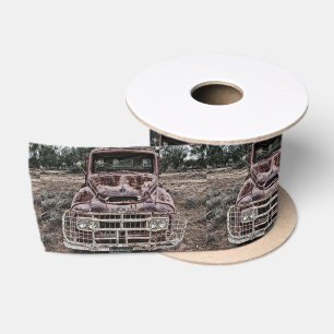 Vintage Truck Austin Satin Ribbon