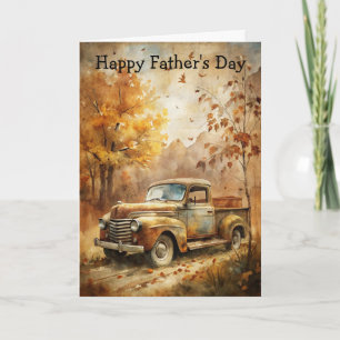 Vintage Truck Card