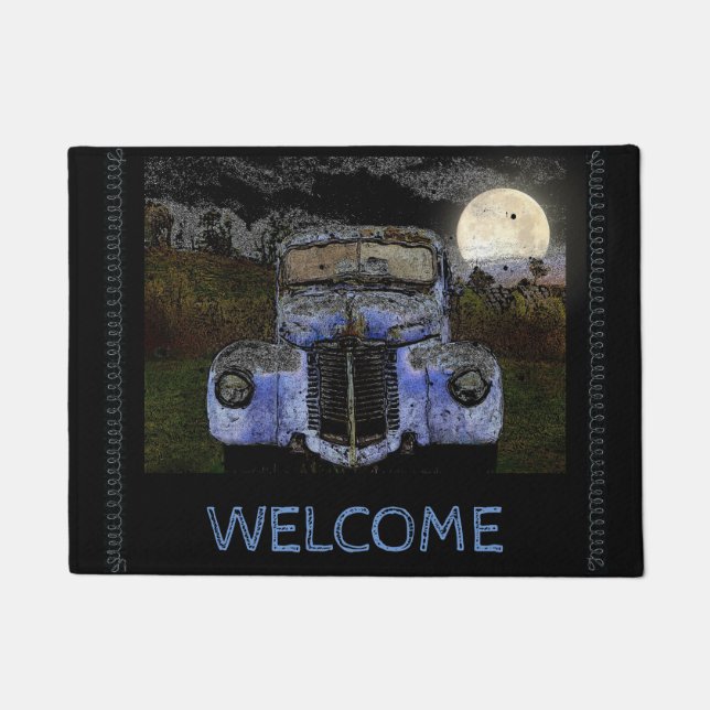 Vintage Truck Door Mat (Front)