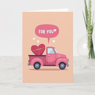 Vintage Truck For You Card