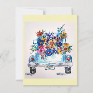 Vintage Truck Greeting Card