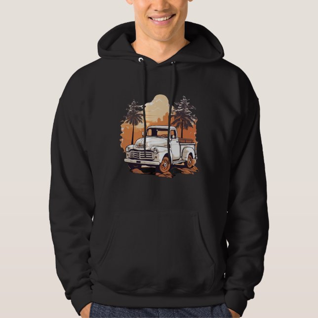 Vintage Truck Hoodie (Front)