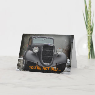 Vintage truck humourous friendship card