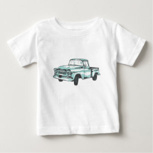 Vintage Truck Illustration Baby T-Shirt