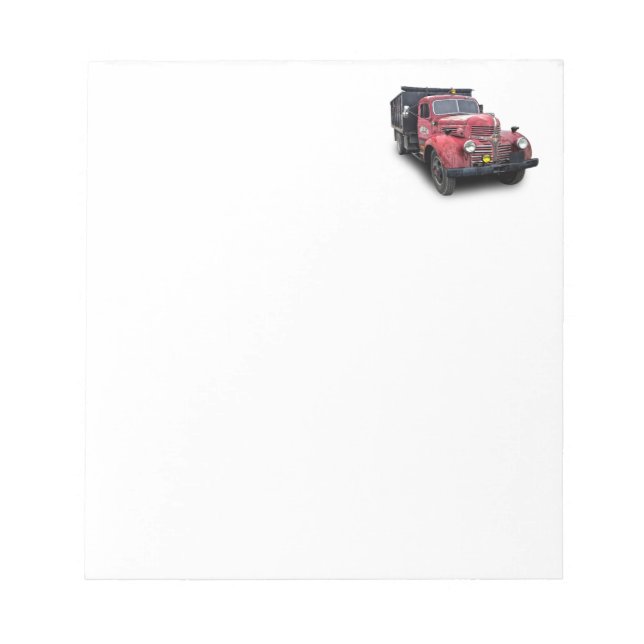 VINTAGE TRUCK NOTEPAD (Front)