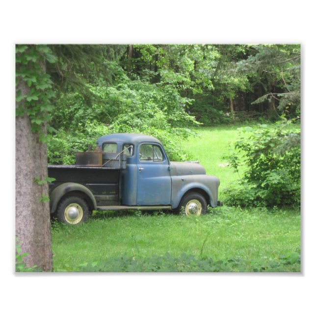Vintage Truck Photo Print (Front)