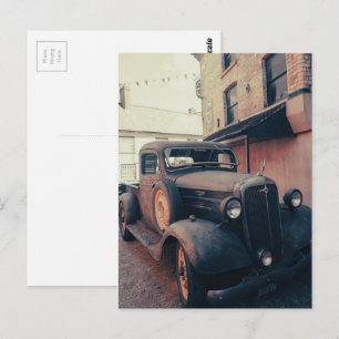Vintage truck postcard