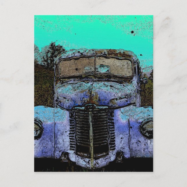 Vintage Truck Postcard (Front)