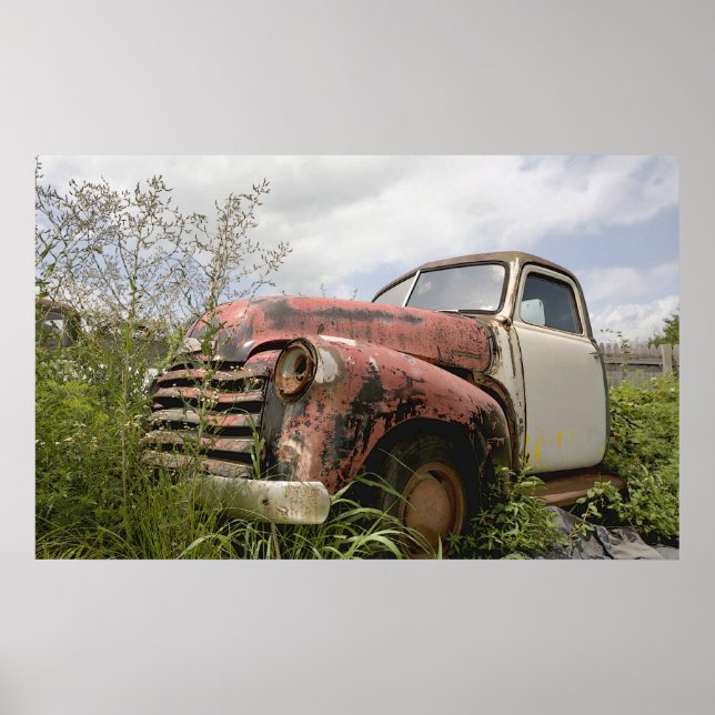 Vintage Truck Poster (Front)