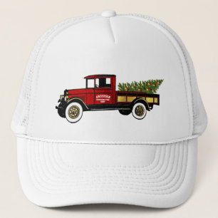 Vintage Truck Your Christmas Tree Farm Trucker Hat