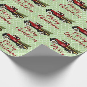 Vintage Truck Your Christmas Tree Farm Wrapping Paper