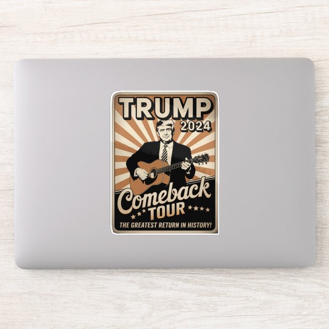 Vintage TRUMP 2024 Rocks COMEBACK TOUR  (Computer)