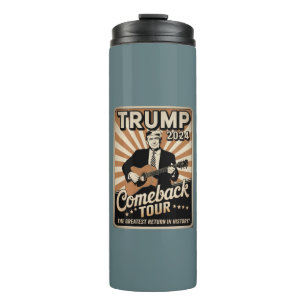 Vintage TRUMP 2024 Rocks COMEBACK TOUR  Thermal Tumbler