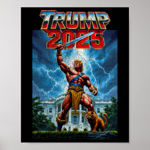 Vintage Trump 47th President United States Take Am Poster