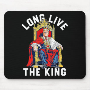 Vintage Trump Long Live The King American Patrioti Mouse Mat