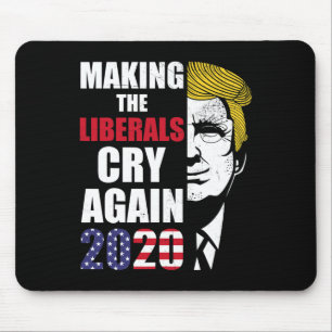 Vintage Trump Supporter Making The Liberals Cry Ag Mouse Mat