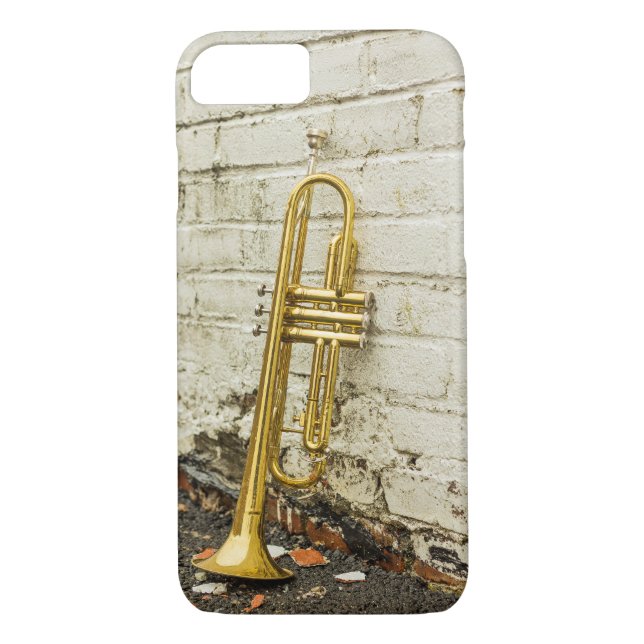 Vintage Trumpet Phone Case (Back)