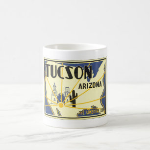 Vintage Tucson Arizona Coffee Mug