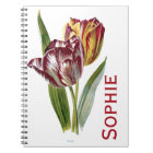 Vintage Tulip Flowers Personnalised
