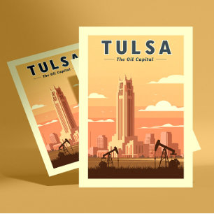 Vintage Tulsa Oklahoma Postcard