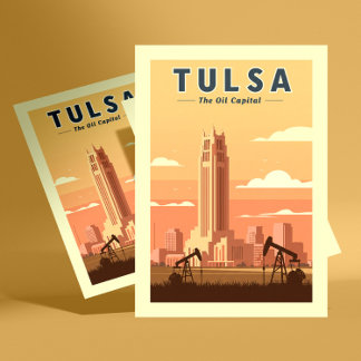 Vintage Tulsa Oklahoma Postcard