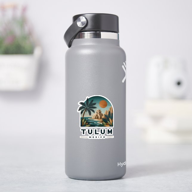 Vintage Tulum Mexico Travel (HydroFlask)