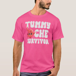 Vintage TUMMY ACHE SURVIVOR Stomach Ache IBS Men T-Shirt