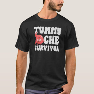 Vintage TUMMY ACHE SURVIVOR Stomach Ache IBS Men T-Shirt