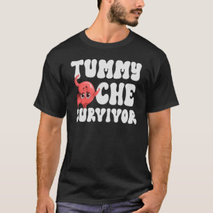 Vintage TUMMY ACHE SURVIVOR Stomach Ache IBS Men T-Shirt