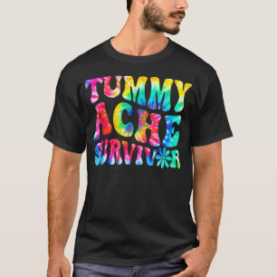 Vintage Tummy Ache Survivor Stomachache T-Shirt