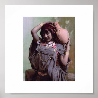 Vintage Tunisia : Bedouin Woman Poster