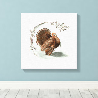 Vintage Turkey Canvas Print