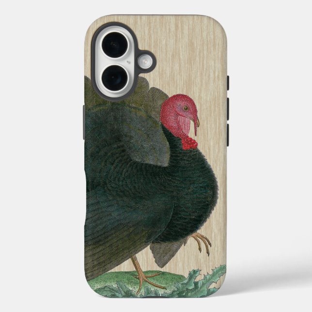 Vintage Turkey Case-Mate iPhone Case (Back)
