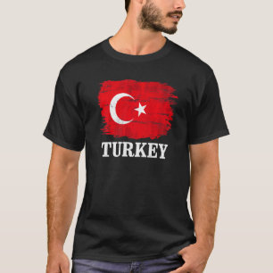 Vintage Turkey Flag For Turkish T-Shirt