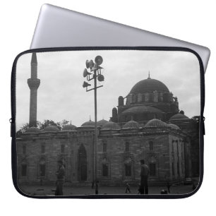 Vintage Turkey Istanbul Beyazit camii mosque Laptop Sleeve
