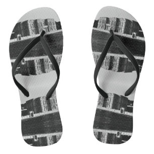 Vintage Turkey Istanbul Beylerbeyi palace Flip Flops