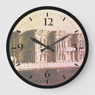 Vintage Turkey Istanbul Beylerbeyi palace Large Cl Clock