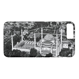 Vintage Turkey Istanbul blue mosque overview iPhone 8 Plus/7 Plus Case