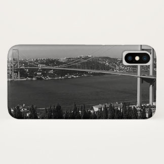 Vintage Turkey Istanbul Bosphorus bridge iPhone X Case