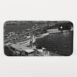 Vintage Turkey Istanbul Galata port iPhone XR Case