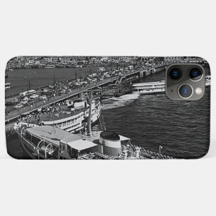 Vintage Turkey Istanbul Galata port iPhone 11 Pro Max Case